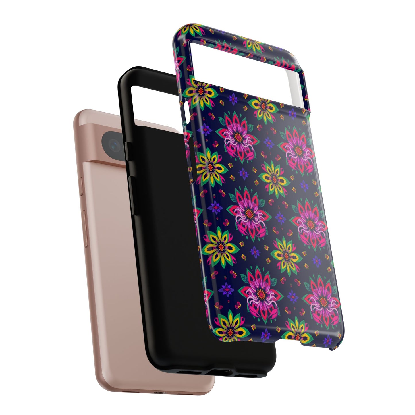 Tough Cases, Scorpio, Zodiac v4, Flower Pattern