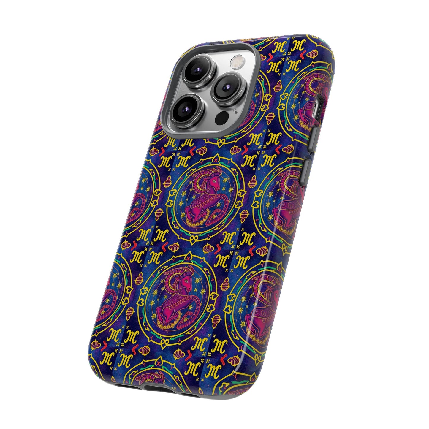 Tough Cases, Capricorn, Zodiac, Metal Pattern