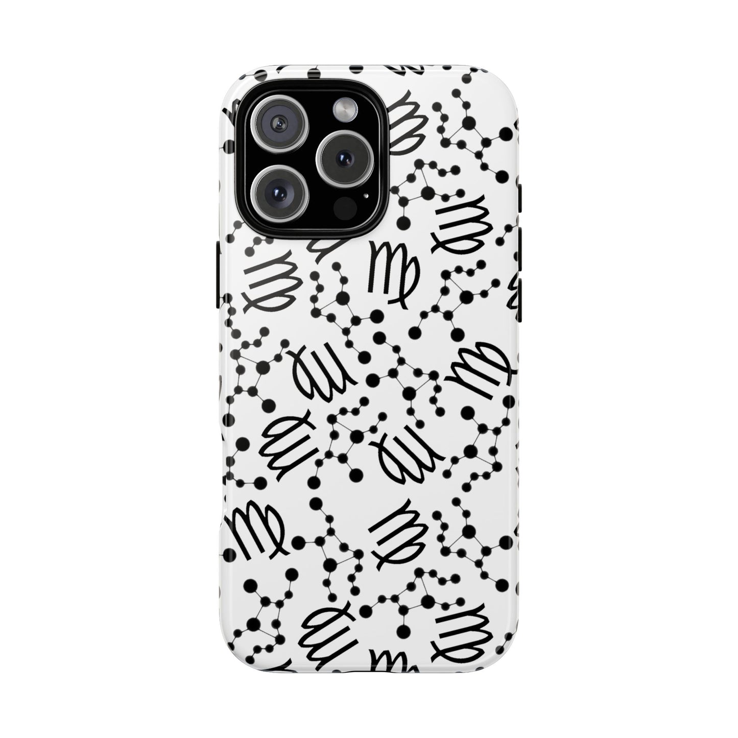 Tough Cases with the Virgo Zodiac sign for iPhone, Samsung Galaxy, and Google Pixel devices