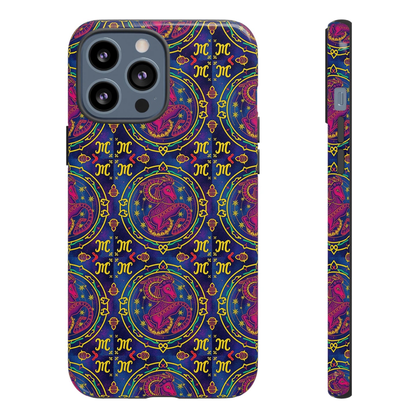 Tough Cases, Capricorn, Zodiac, Metal Pattern