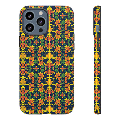Tough Cases, Libra, Zodiac v3, Flower Pattern