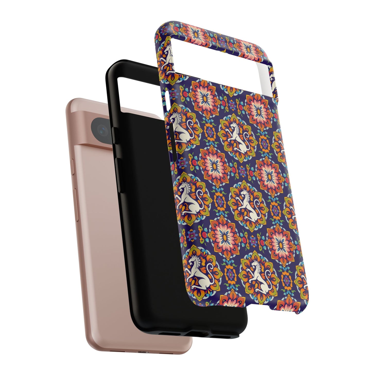 Tough Cases, Virgo, Zodiac v3, Flower Pattern