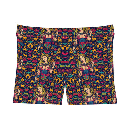 Women's Shorts, (AOP), Libra, Zodiac v3, Sexy Pattern