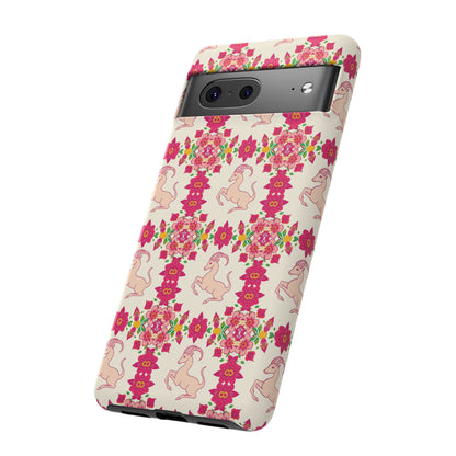 Tough Cases, Capricorn, Zodiac v3, Flower Pattern