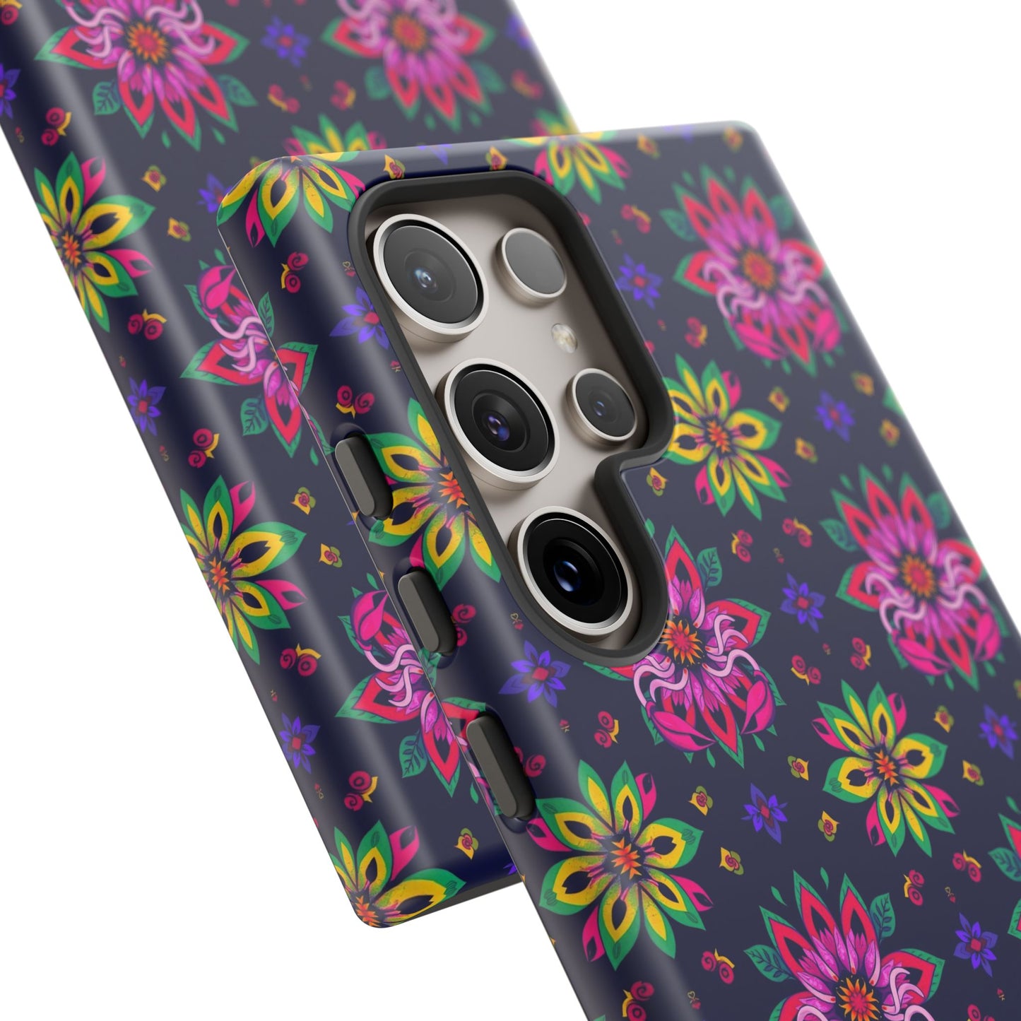 Tough Cases, Scorpio, Zodiac v4, Flower Pattern