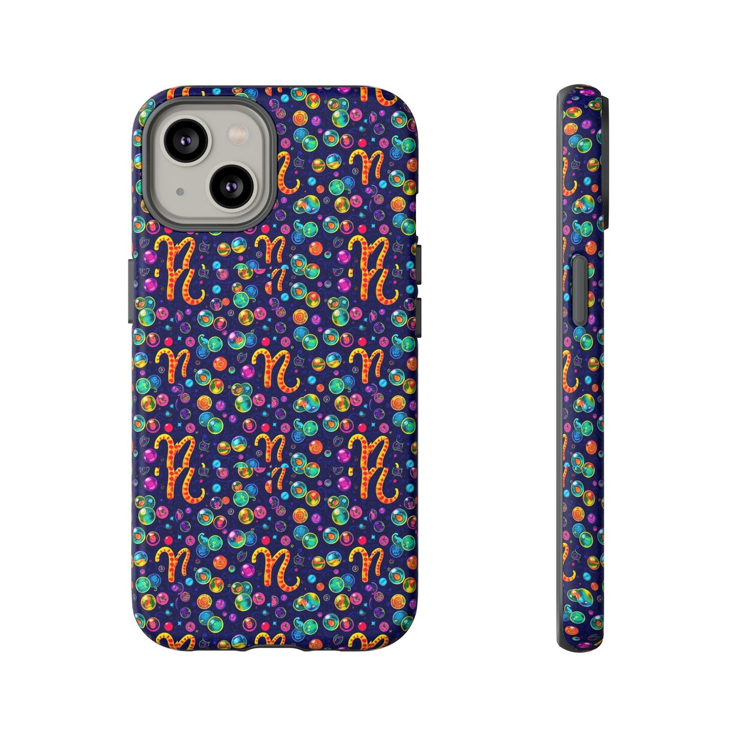 Tough Cases, Aquarius, Zodiac, Bubble Pattern