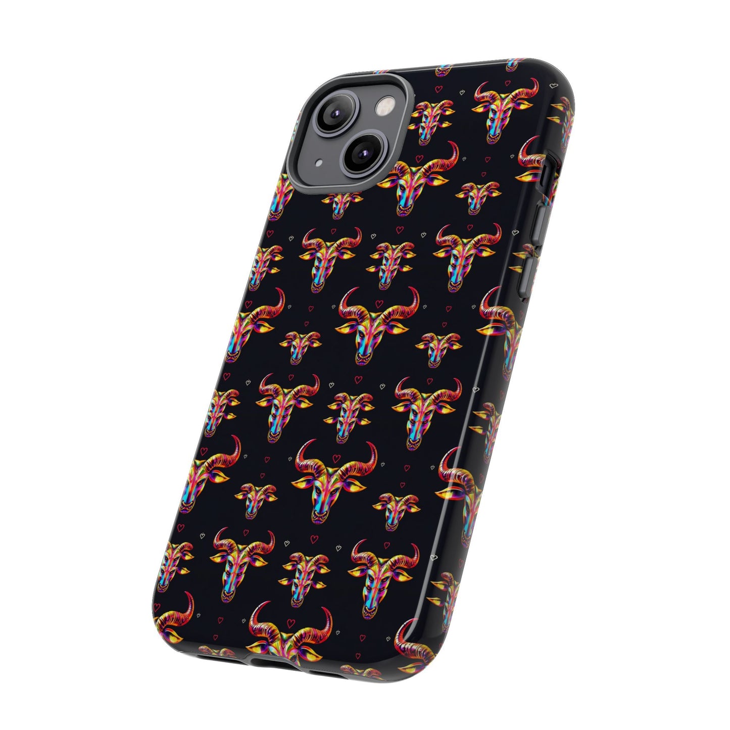 Tough Cases, Taurus, Zodiac, Metal Pattern