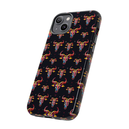 Tough Cases, Taurus, Zodiac, Metal Pattern