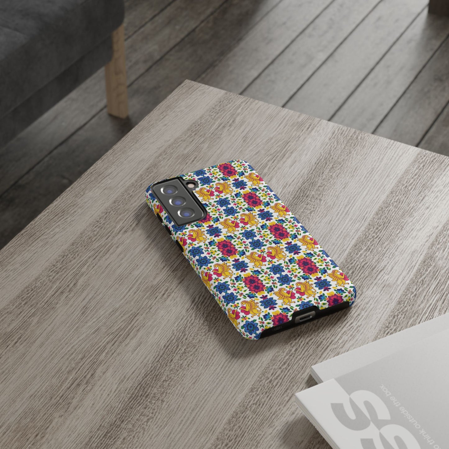 Tough Cases, Gemini, Zodiac, Flower Pattern