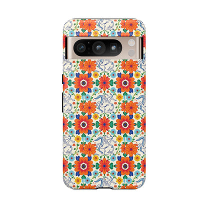 Tough Cases, Virgo, Zodiac v4, Flower Pattern