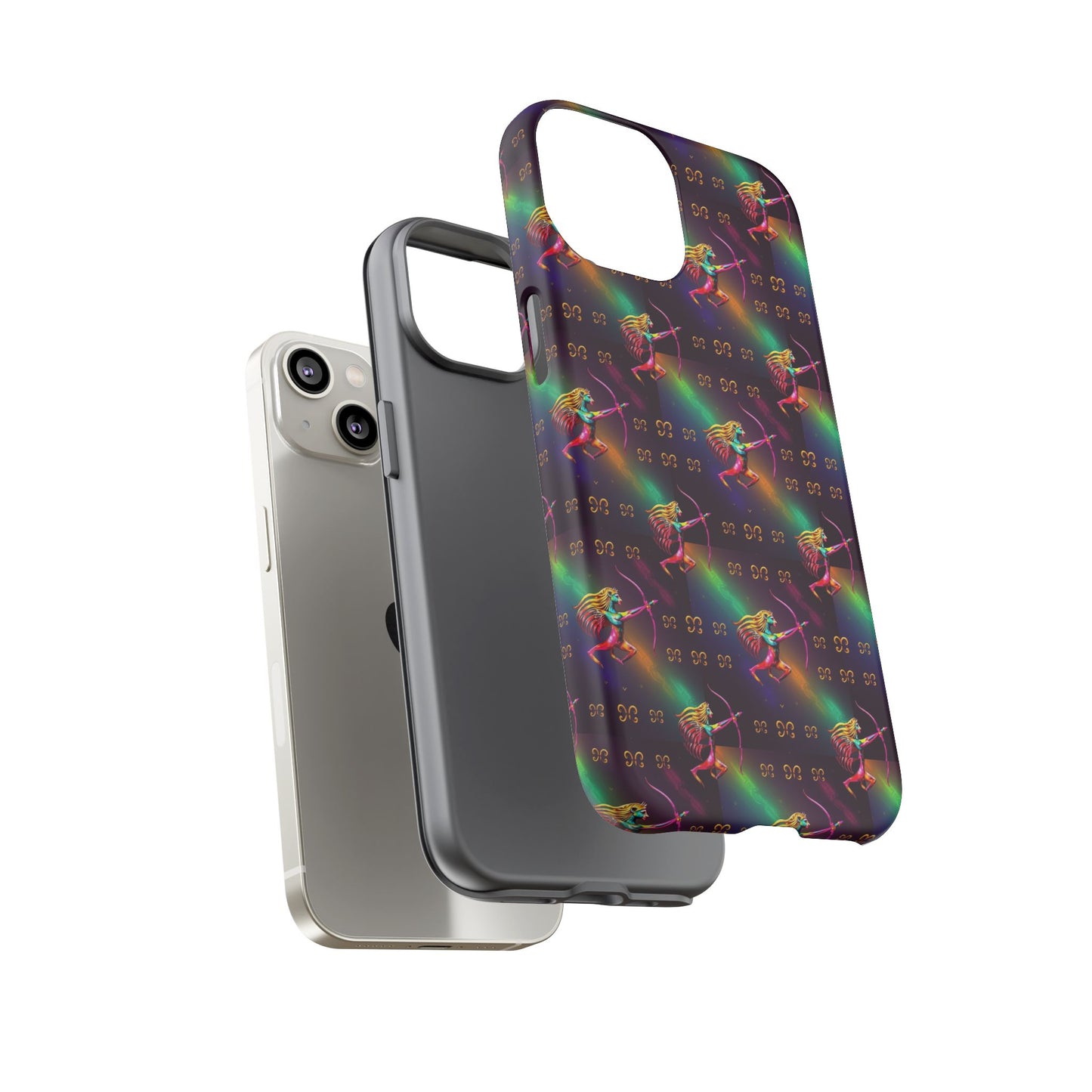Tough Cases, Sagittarius, Zodiac v1, Metal Pattern