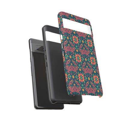 Tough Cases, Cancer, Zodiac v4, Flower Pattern