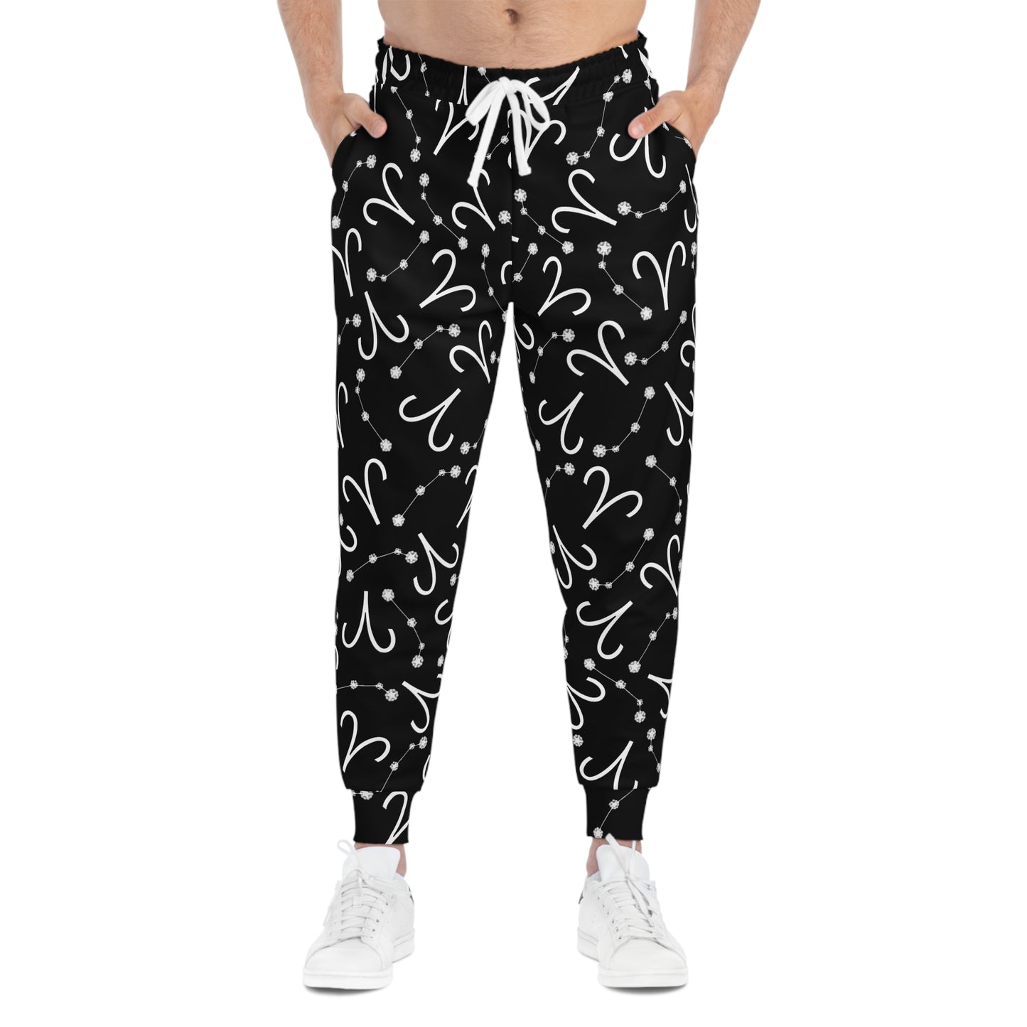 Athletic Joggers Aries Zodiac sign (AOP)
