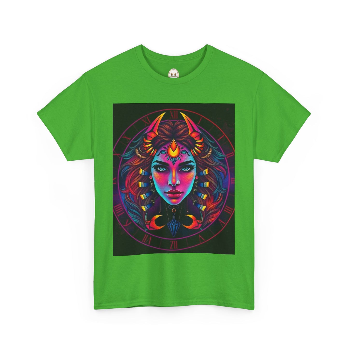 Unisex Heavy Cotton T-Shirt, Scorpio, Zodiac v4, Sexy Art