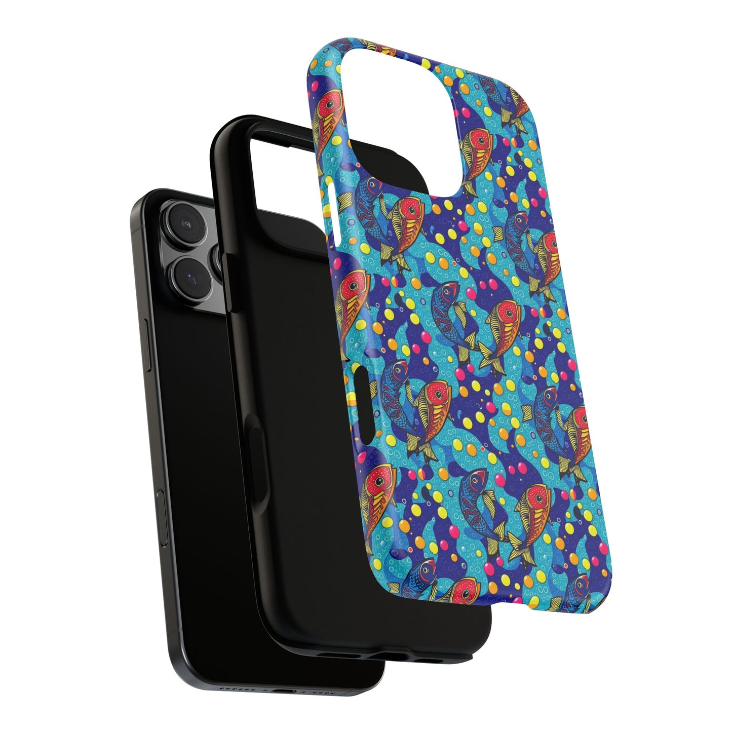 Tough Cases, Pisces, Zodiac v2, Bubble Pattern