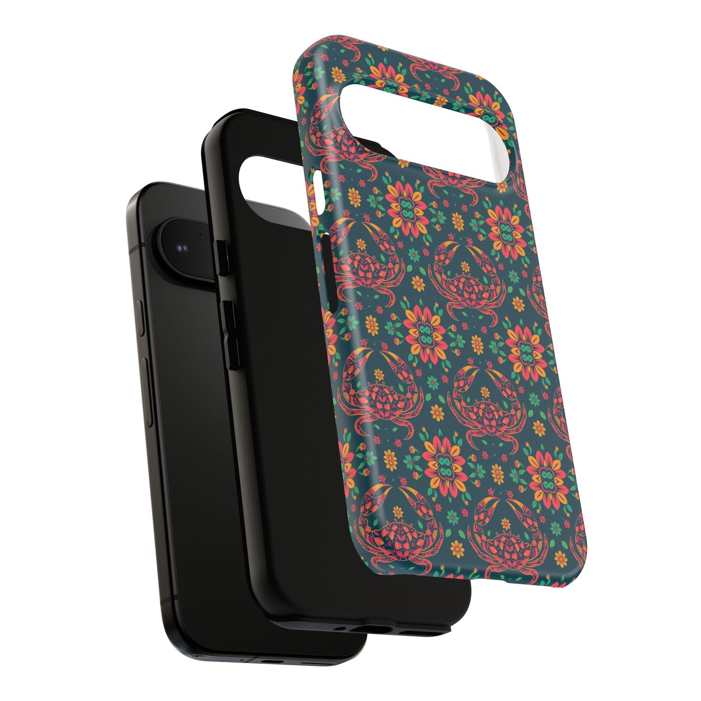 Tough Cases, Cancer, Zodiac v4, Flower Pattern