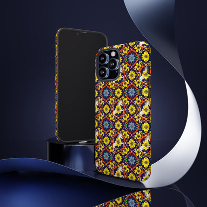 Tough Cases, Aquarius, Zodiac v3, Flower Pattern