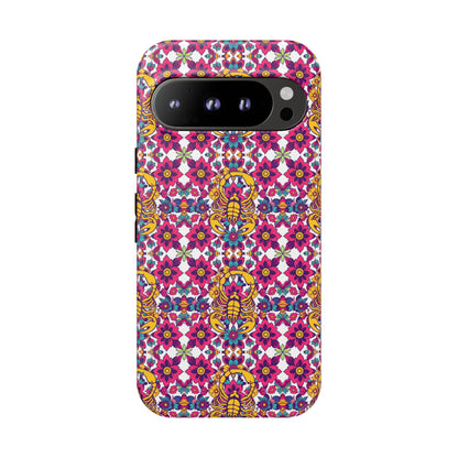 Tough Cases, Scorpio, Zodiac v2, Flower Pattern