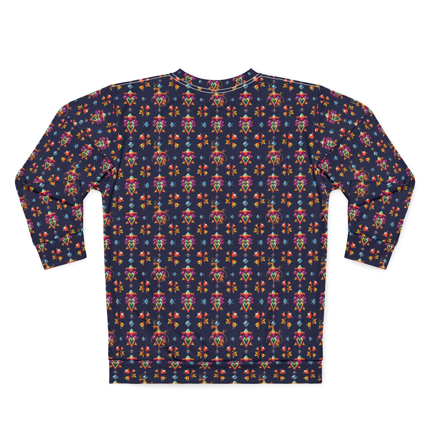 Unisex Sweatshirt (AOP), Aquarius, Zodiac, Jewel Pattern