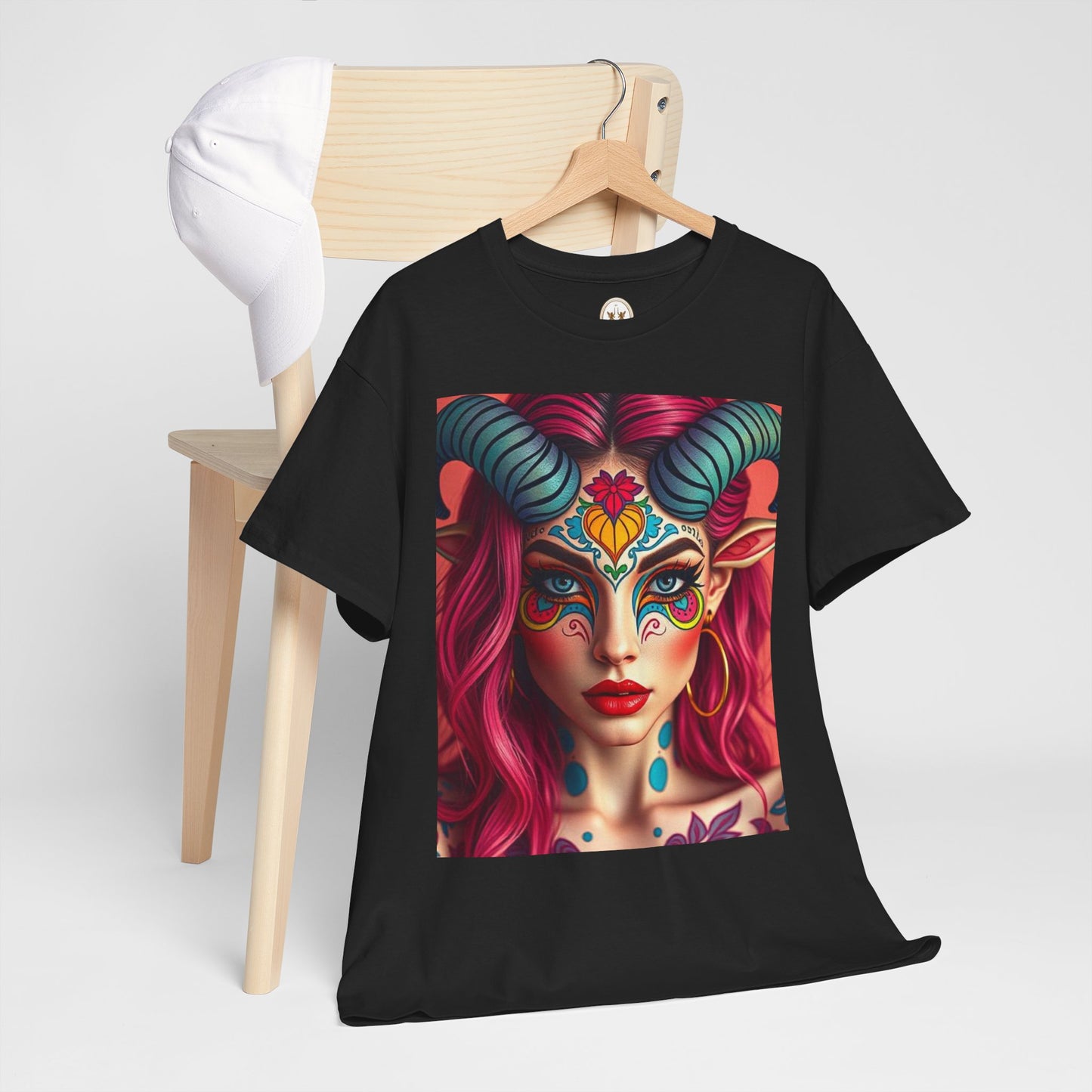 Unisex Heavy Cotton T-Shirt, Taurus, Zodiac, Sexy Art