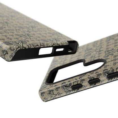 Tough Cases, Aries, Zodiac, Metal Pattern