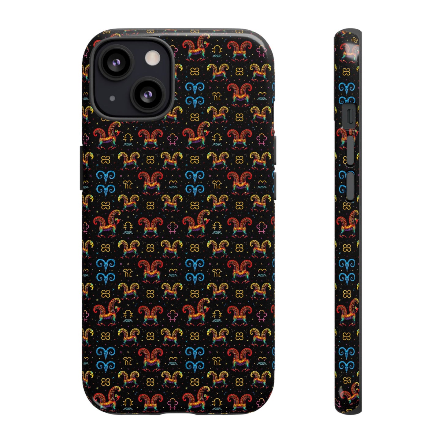 Tough Cases, Aries, Zodiac v1, Metal Pattern