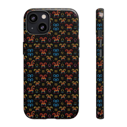 Tough Cases, Aries, Zodiac v1, Metal Pattern