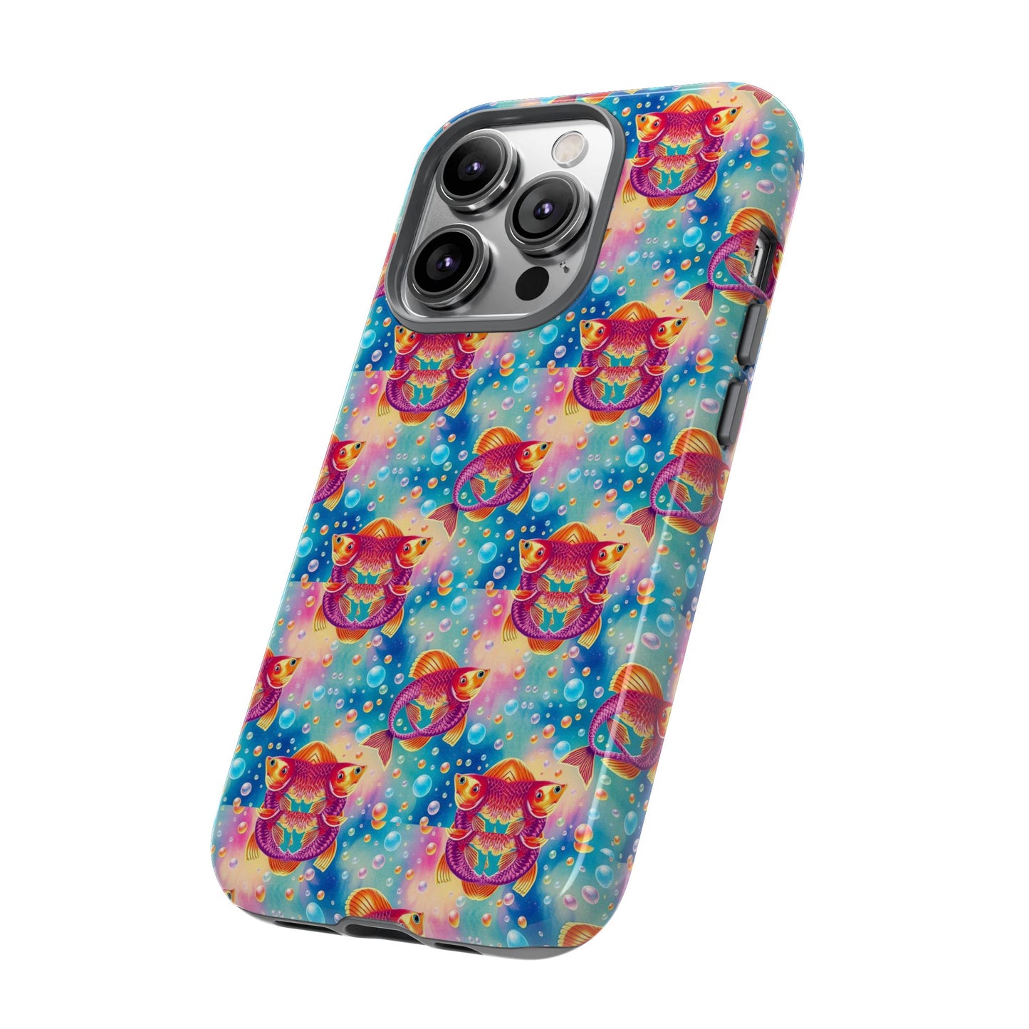 Tough Cases, Pisces, Zodiac v1, Bubble Pattern