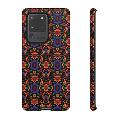 Tough Cases, Scorpio, Zodiac, Flower Pattern