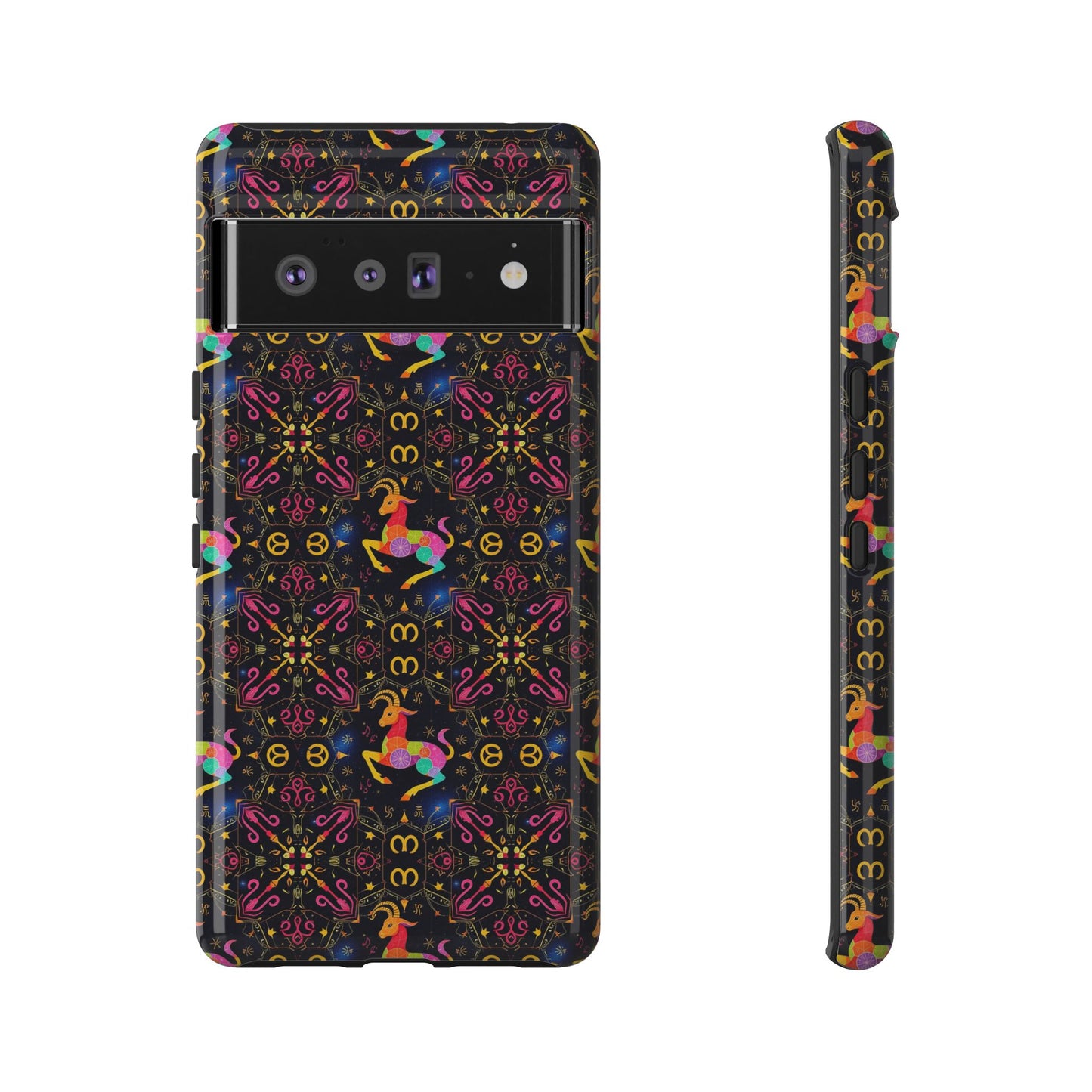 Tough Cases, Capricorn, Zodiac v2, Metal Pattern