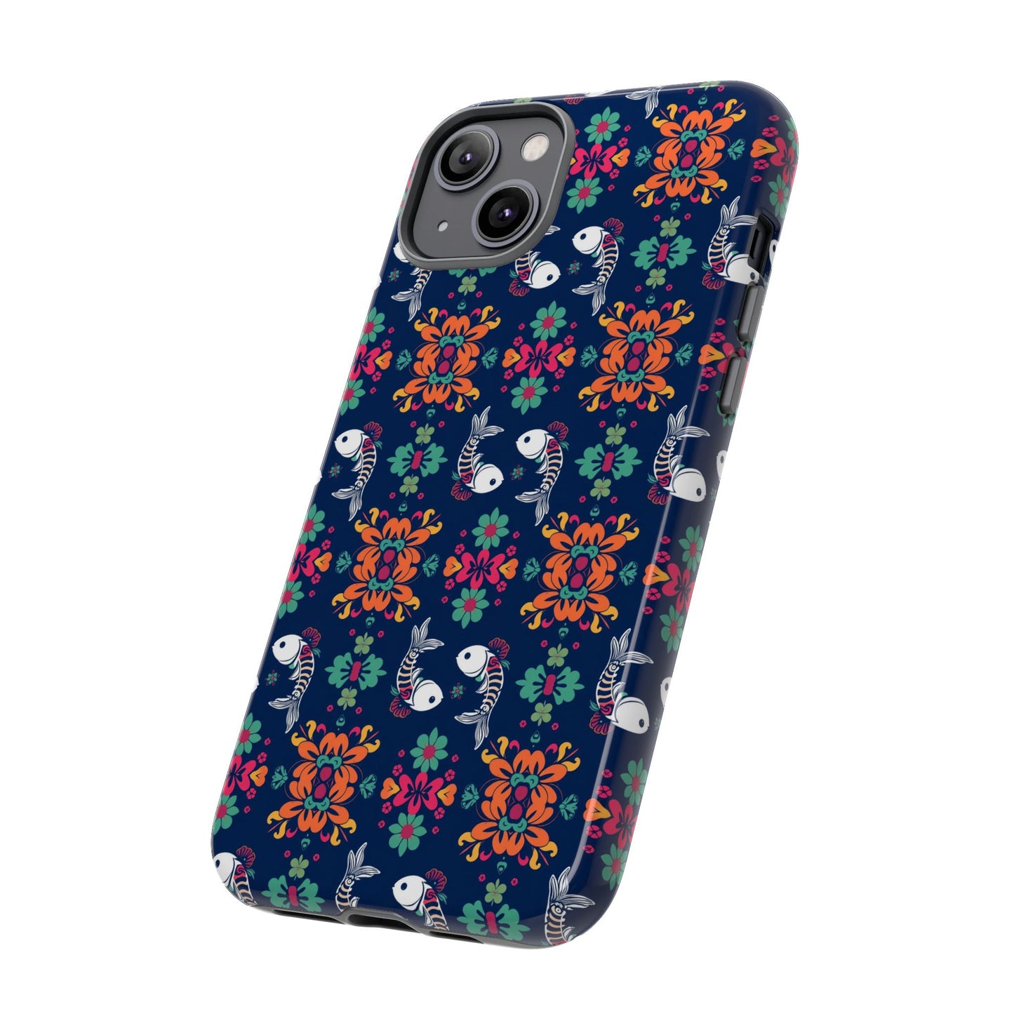 Tough Cases, Pisces, Zodiac, Flower Pattern
