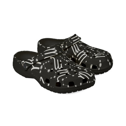 EVA Foam Rubber Shoes (AOP), Material 100% EVA, Scorpio Zodiac Design