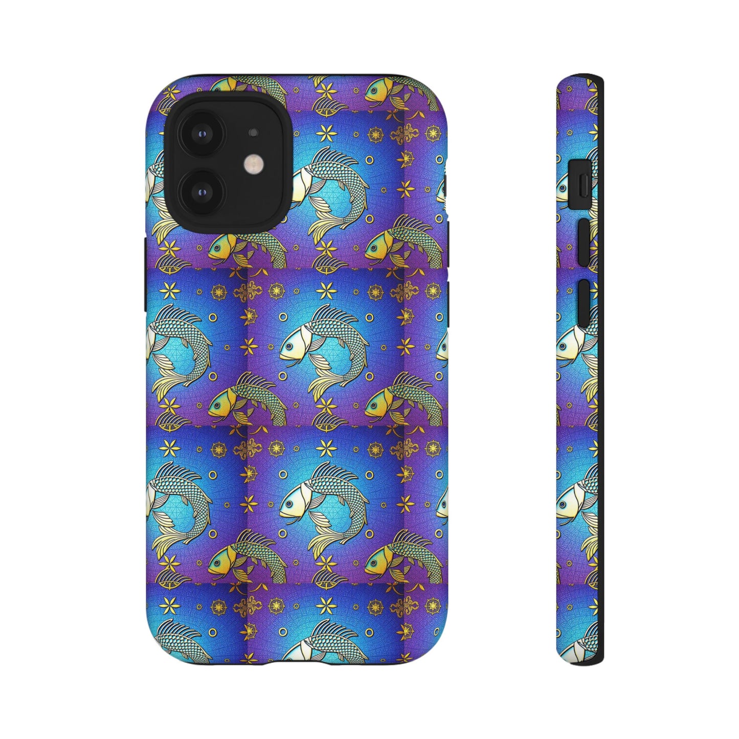 Tough Cases, Pisces, Zodiac v2, Metal Pattern