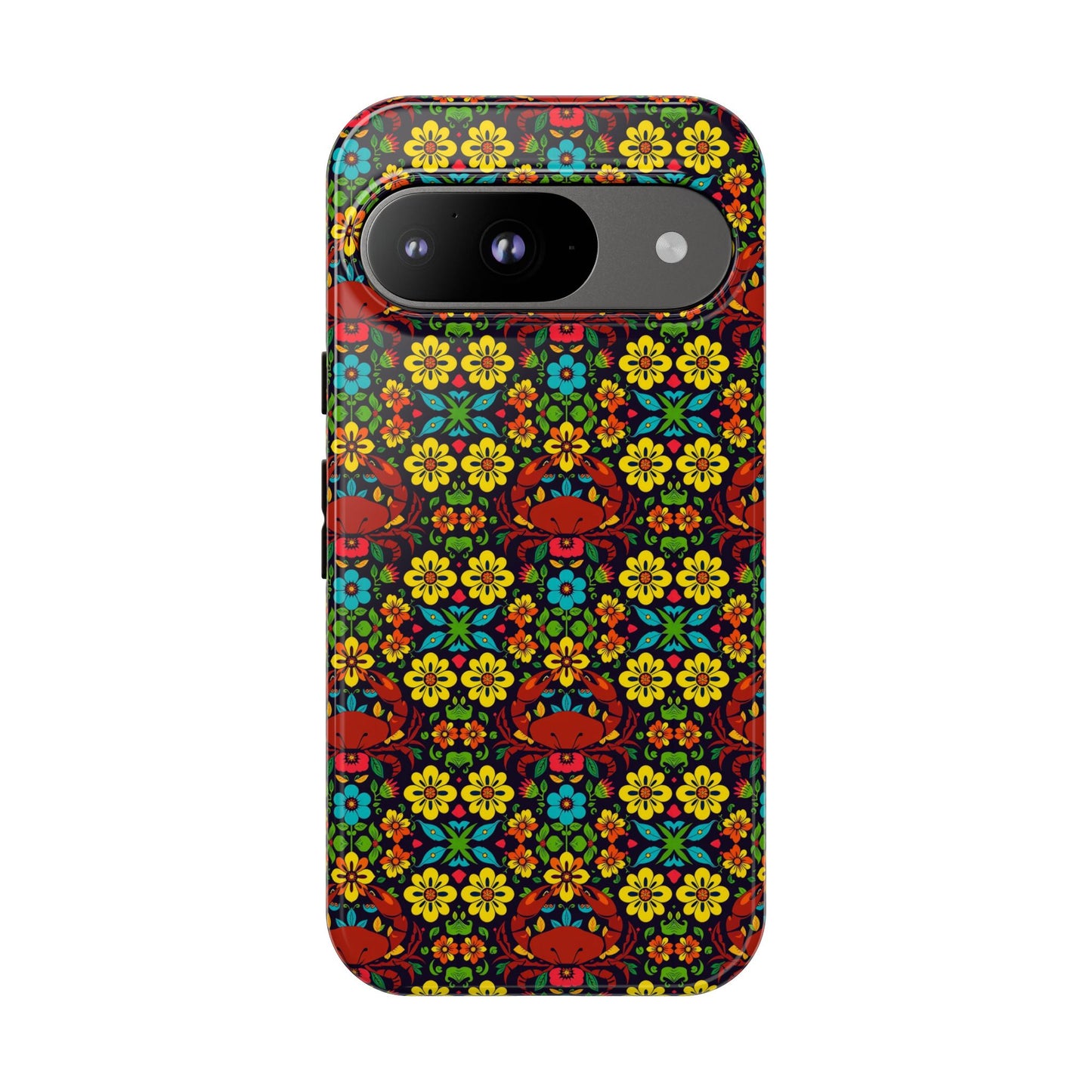 Tough Cases, Cancer, Zodiac v2, Flower Pattern