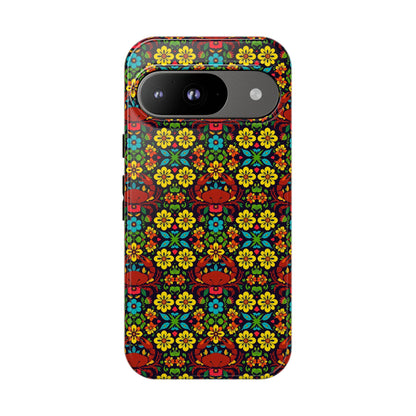 Tough Cases, Cancer, Zodiac v2, Flower Pattern