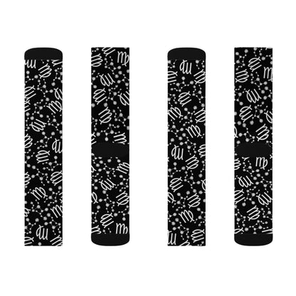 Zodiac Sublimation Socks Virgo Zodiac sign