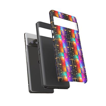 Tough Cases, Libra, Zodiac v1, Metal Pattern