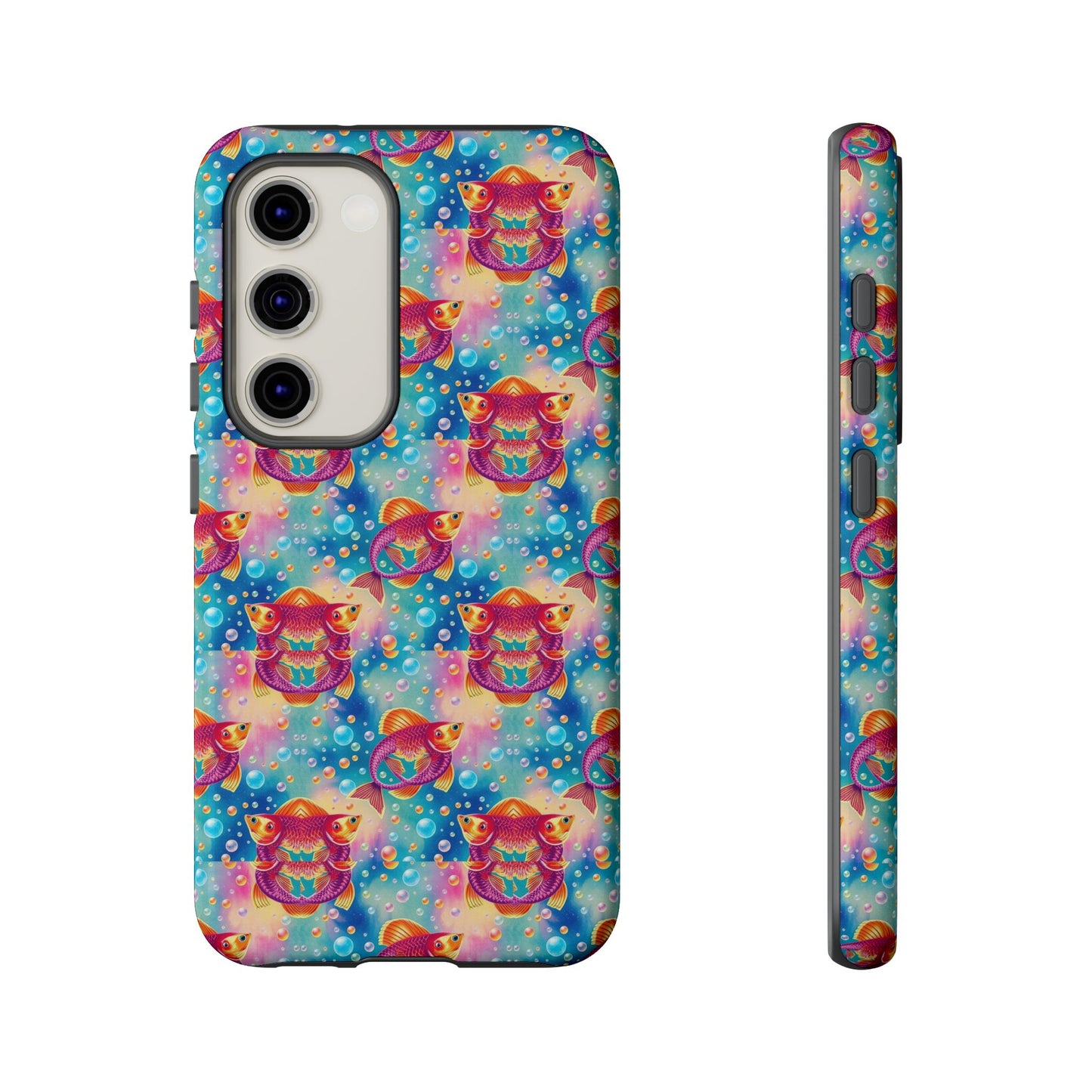 Tough Cases, Pisces, Zodiac v1, Bubble Pattern