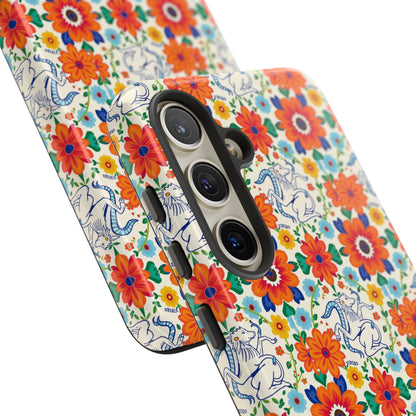 Tough Cases, Virgo, Zodiac v4, Flower Pattern