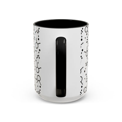 Accent Coffee Mug with the Taurus Zodiac sign (11, 15oz)
