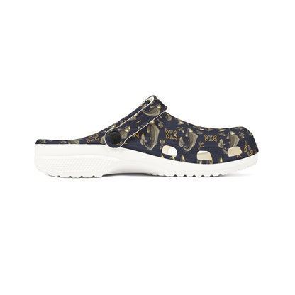 EVA Foam Rubber Shoes, (AOP), Pisces, Zodiac, Pattern