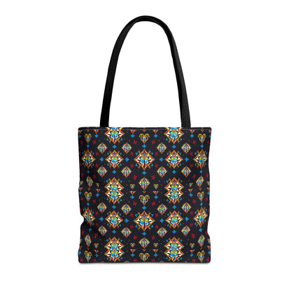 Tote Bag (AOP), Sagittarius, Zodiac v1, Jewel Pattern
