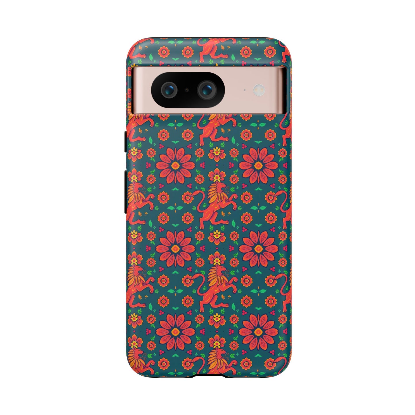 Tough Cases, Leo, Zodiac v2, Flower Pattern