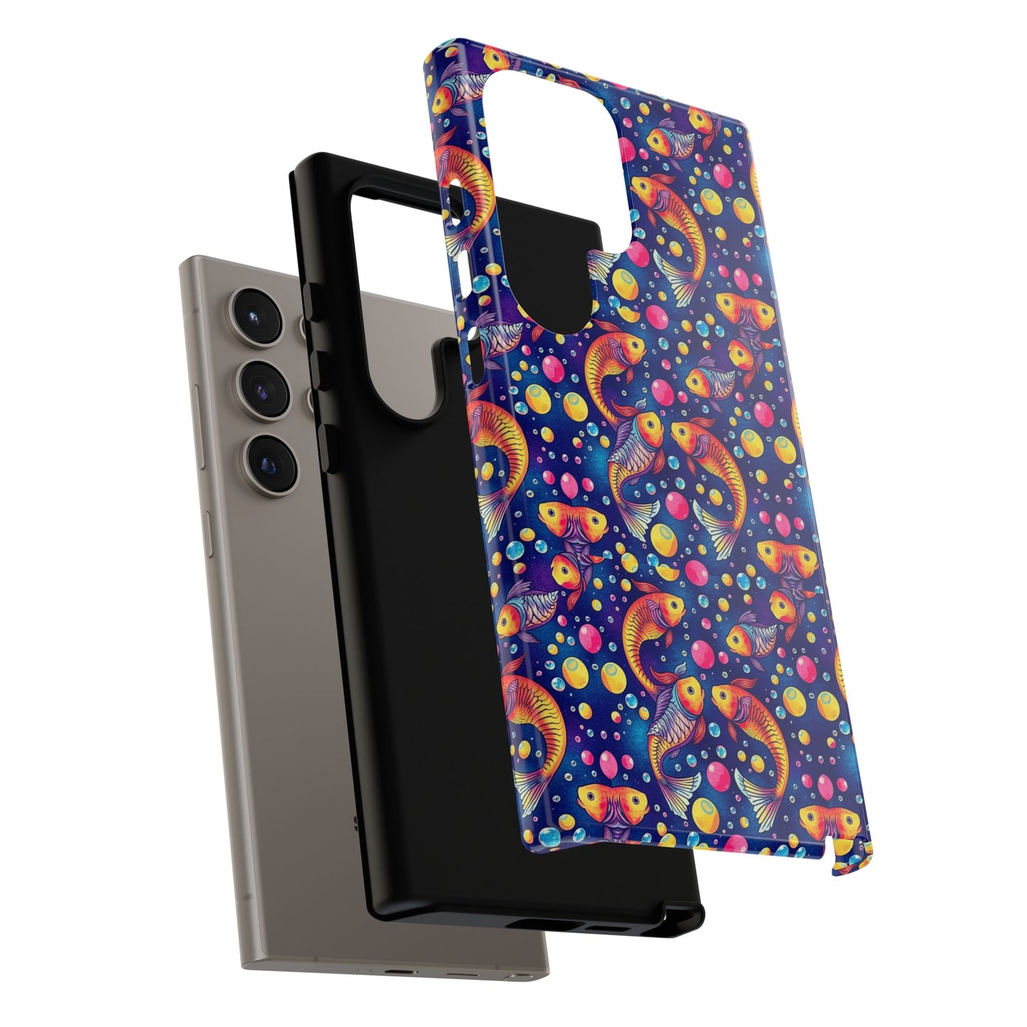 Tough Cases, Pisces, Zodiac, Bubble Pattern