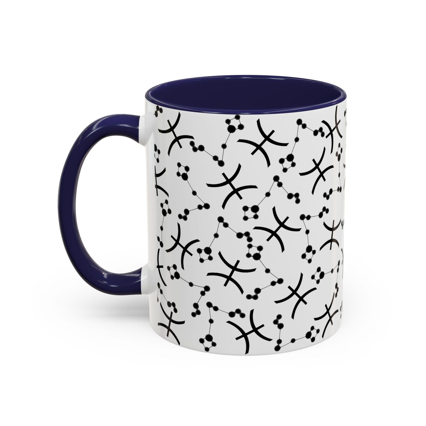 Accent Coffee Mug with the Pisces sign (11, 15oz)