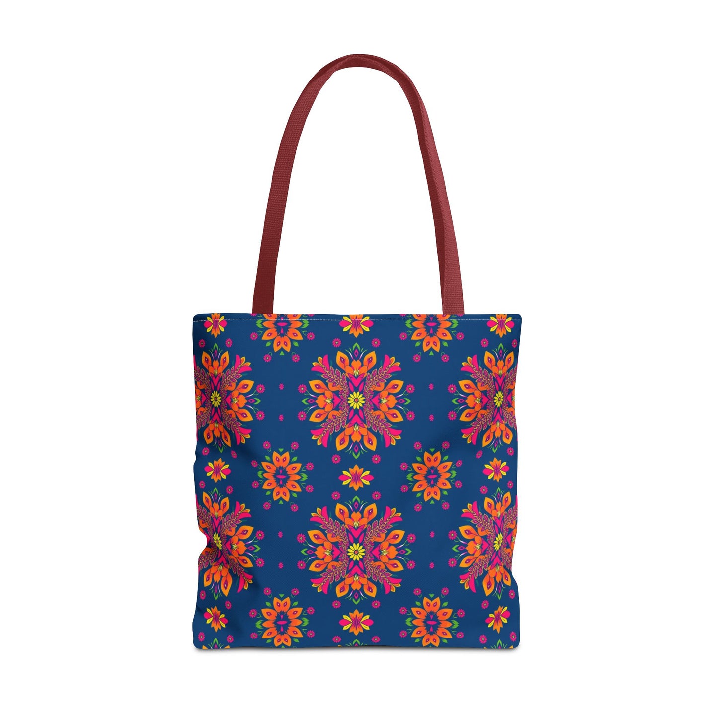 Tote Bag (AOP), Gemini, Zodiac v2, Flower Pattern
