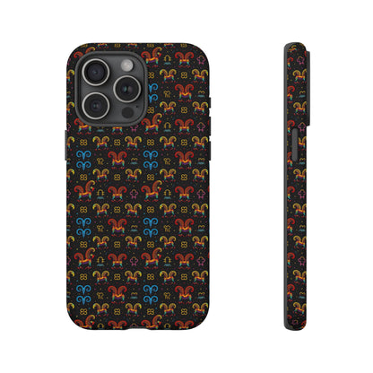 Tough Cases, Aries, Zodiac v1, Metal Pattern