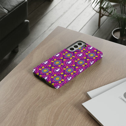 Tough Cases, Capricorn, Zodiac, Flower Pattern