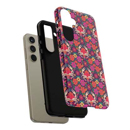 Tough Cases, Cancer, Zodiac v1, Flower Pattern