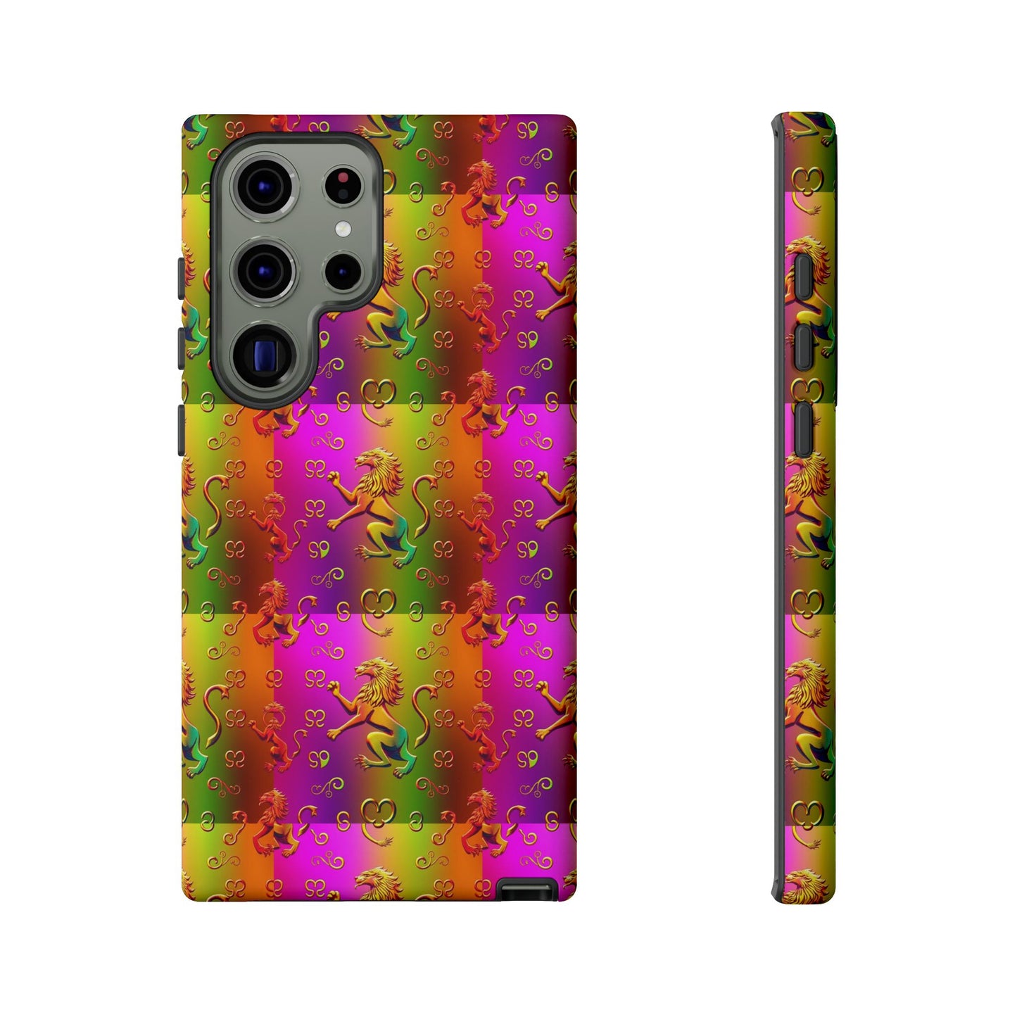 Tough Cases, Leo, Zodiac v1, Metal Pattern